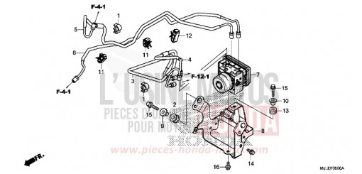 ABS MODULATOR NC700SDE de 2014